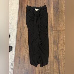 Elegant Black Maxi Skirt